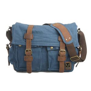 TEXU Messenger Bags Canvas Leather Shoulder - Mr.YouWho