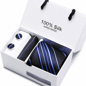 Luxury Jacquard Silk Woven Neck Tie Set - Mr.YouWho