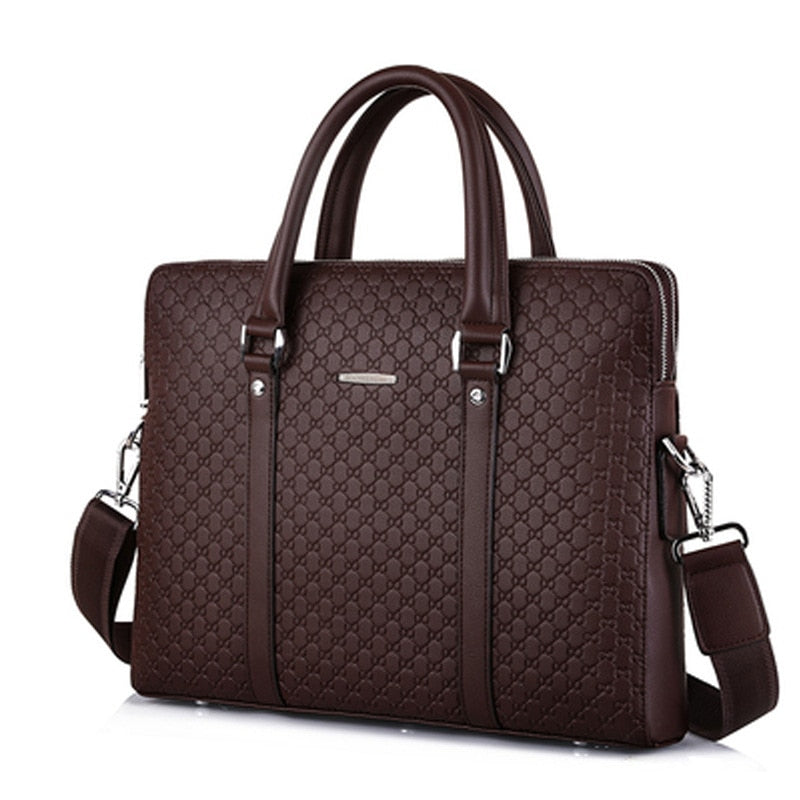 Double Layer Micro-fiber Synthetic Leather Business Briefcase / Bags